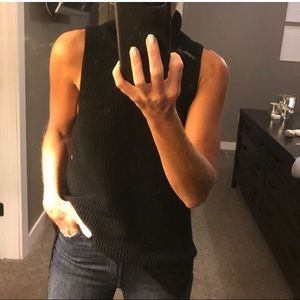 BP Black Sleeveless Turtleneck